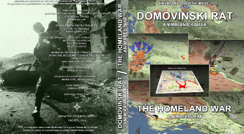 Domovinski rat - animirana karta (dvojezično izdanje)
The Homeland War - animated map