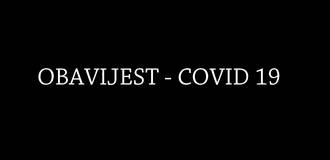 Naputak o postupanju tijekom epidemije koronavirusa (COVID-19)